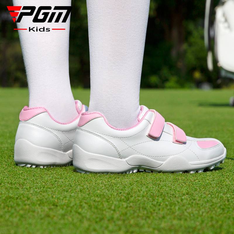 PGM children's golf shoes anti -slip shoes, boys, girls, magic stickers, comfortable young people breathable shoes