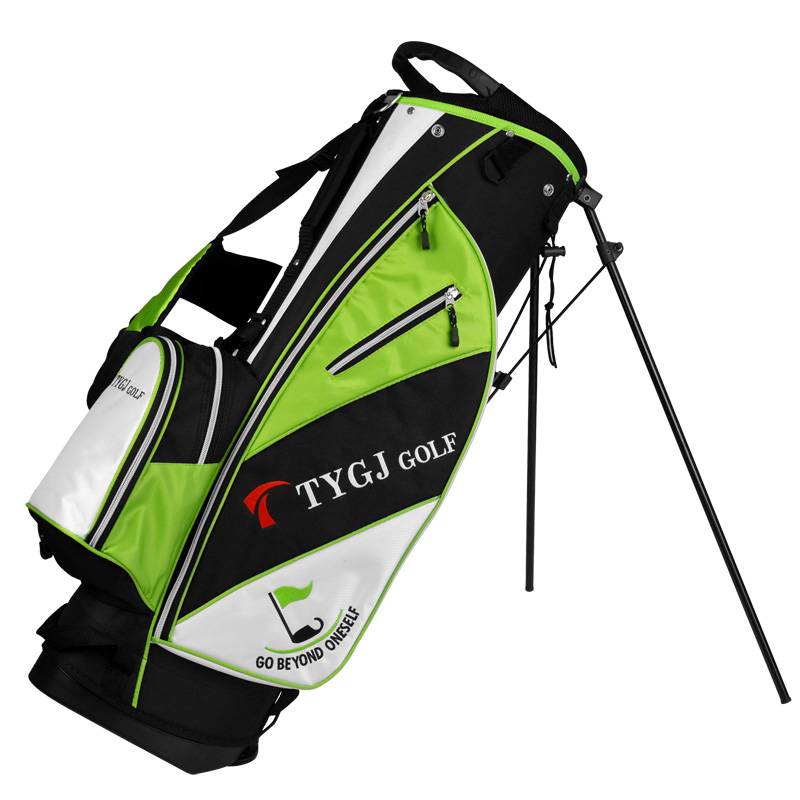 TTYGJ'S NEW, GOLF BAG, MAN AND WOMAN GUN BAG, CLUB BAG, AND A FULL SET OF CLUBS