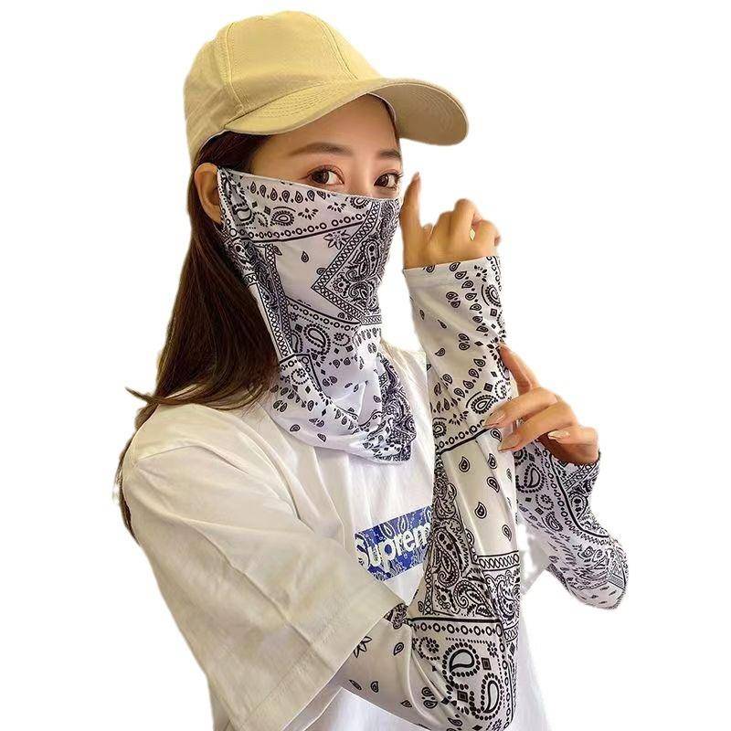Golf Sports sunscreens men and women riding to cover their necks with ice mask face masks running summers