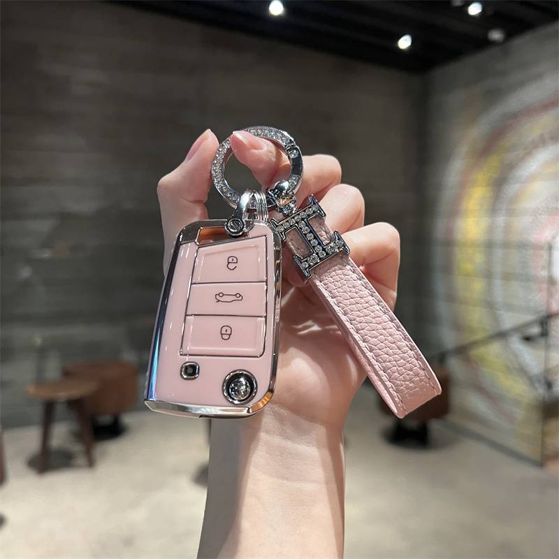 Volkswagen Golf 7.5 Seventy Seventh -generation 7RLINE High Seven High 7 Key Set Jiali 6 Men and Women Cute Dedicated Shell buckle