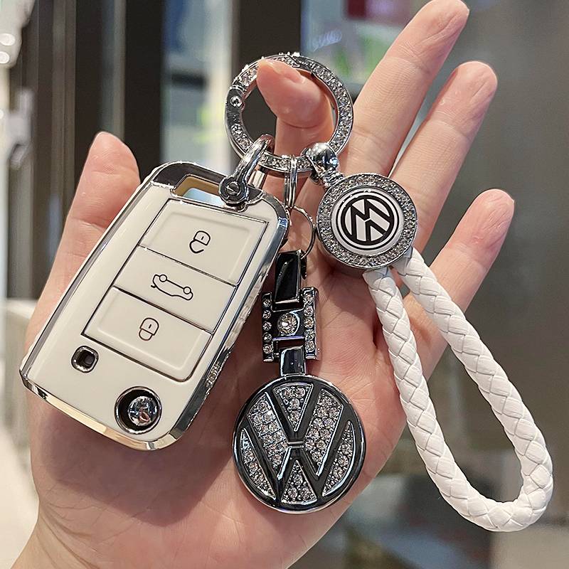 White+carmark buckle+car logo rope