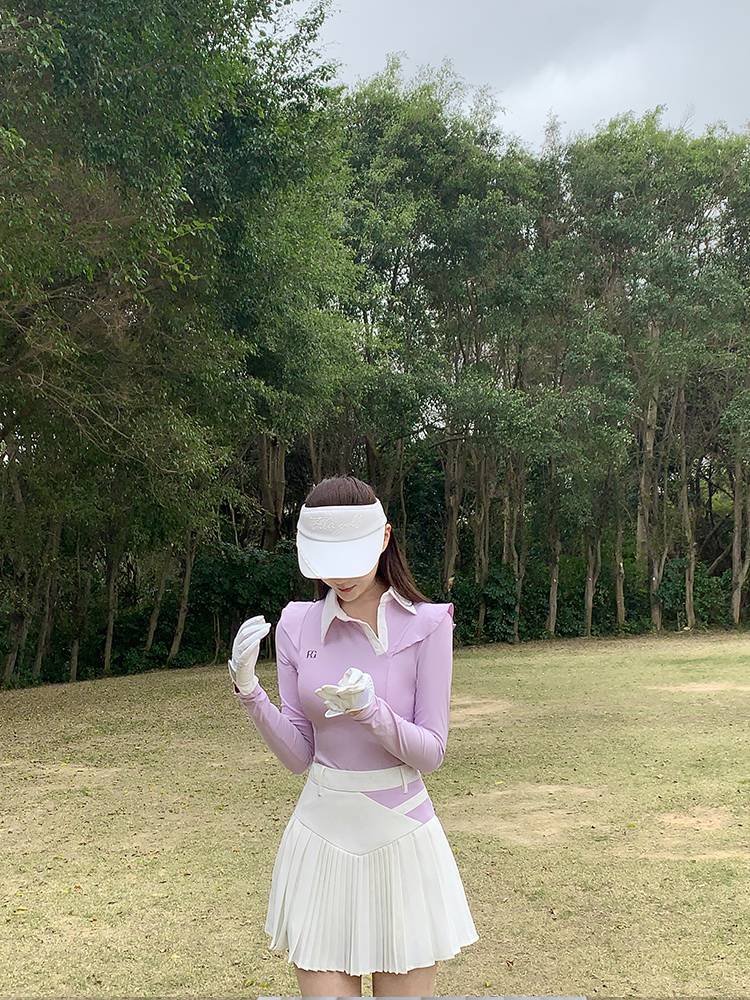 Legolf's Fashion Scrambles Polo long-sleeve golf skirts summer tennis skirts