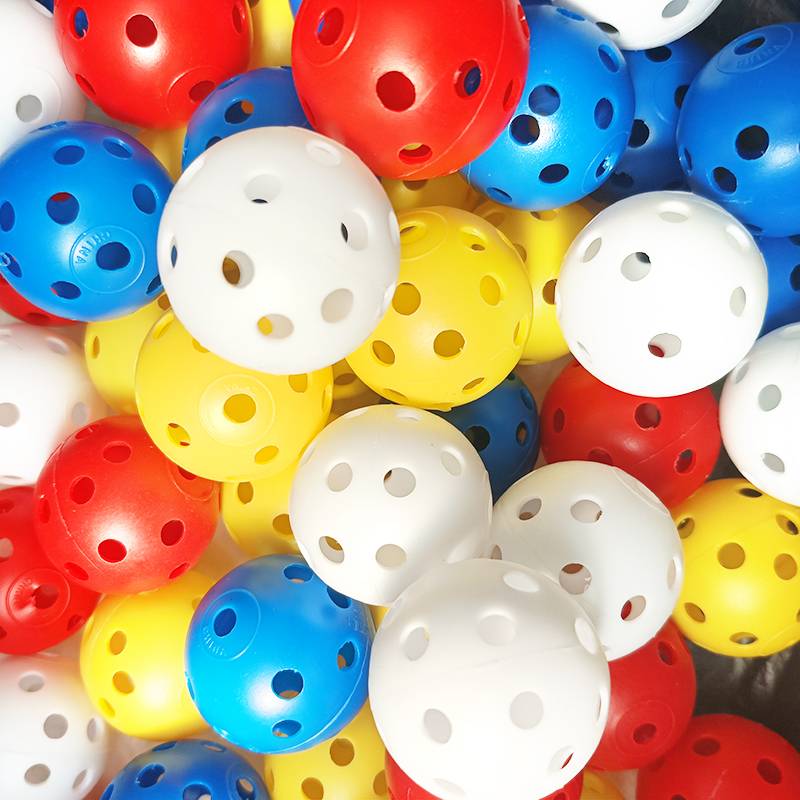 New golf ball indoor exercise plastic hollow toy ball pet soft ball sponge ball 4.8 4