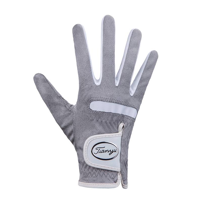 Two !Golf glove men's fiber cloth gloves are soft and breathable in summer left and right