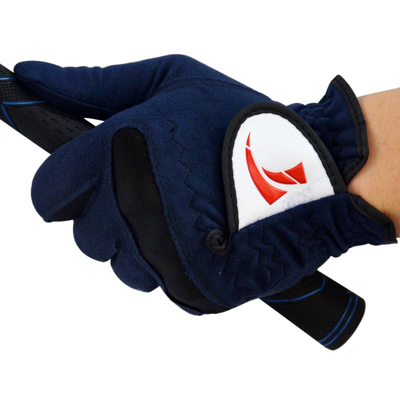 Two !Golf glove men's fiber cloth gloves are soft and breathable in summer left and right