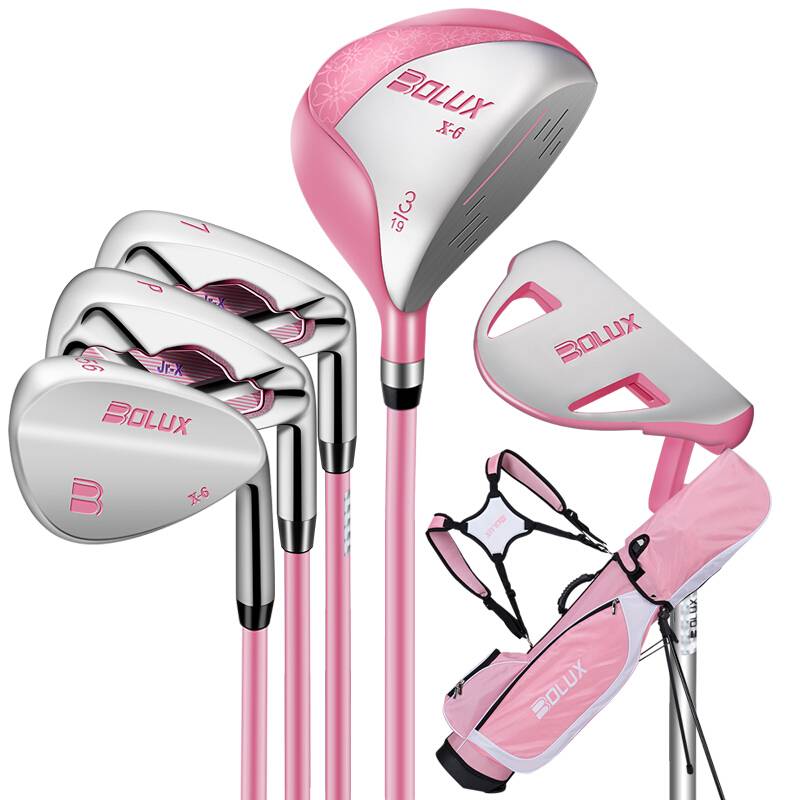 A NEW BOLUX GOLF CLUBS FOR YOUNG GIRLS WITH A LIGHTWEIGHT FULL OF CARBON