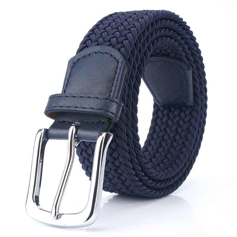 Men's Elastic Weaving Police Belt Golf Um -Point Tie Slim Muj Muj Pants Belt Women's Belt