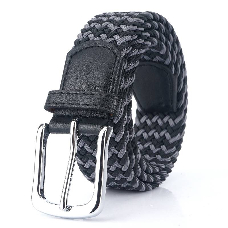Men's Elastic Weaving Police Belt Golf Um -Point Tie Slim Muj Muj Pants Belt Women's Belt