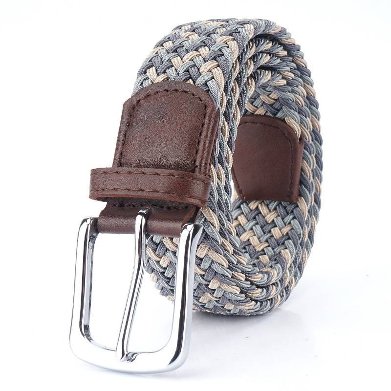 Men's Elastic Weaving Police Belt Golf Um -Point Tie Slim Muj Muj Pants Belt Women's Belt