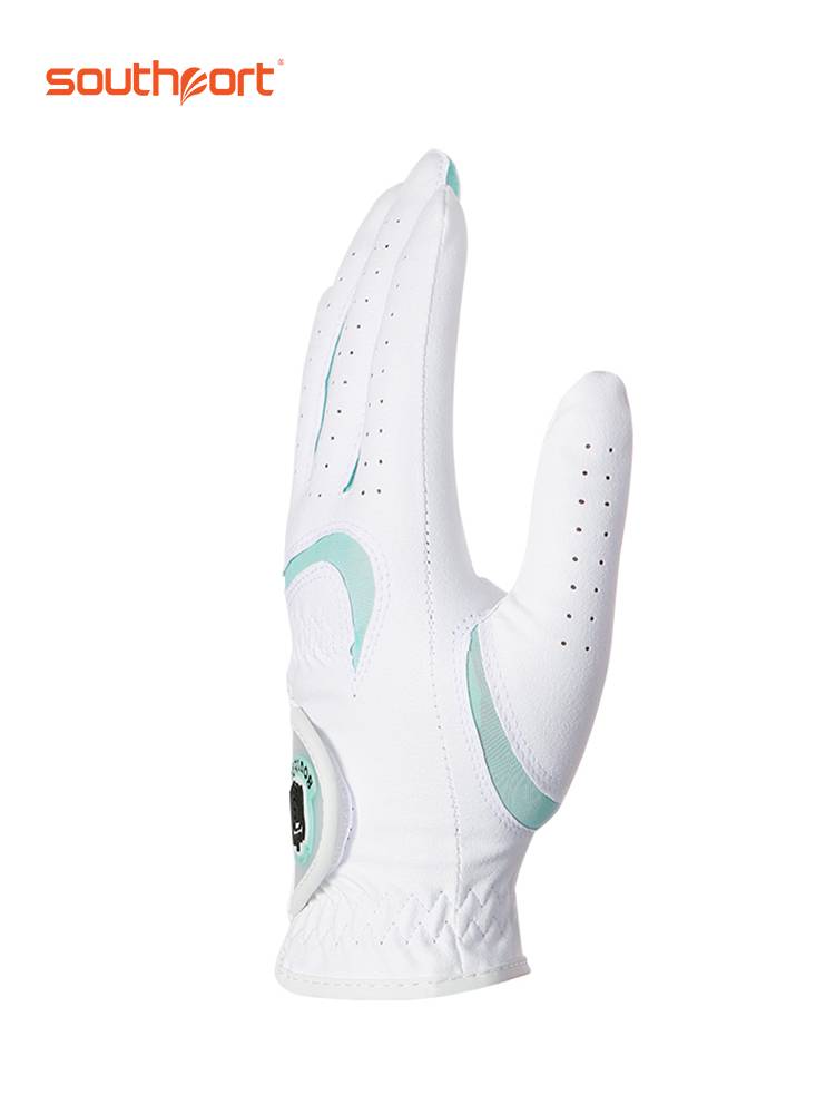 Southport Xiu Shibao Golf Gloves Women's Anti -Smooth wear -resistant ultra -fibrous cloth Women's gloves one pair