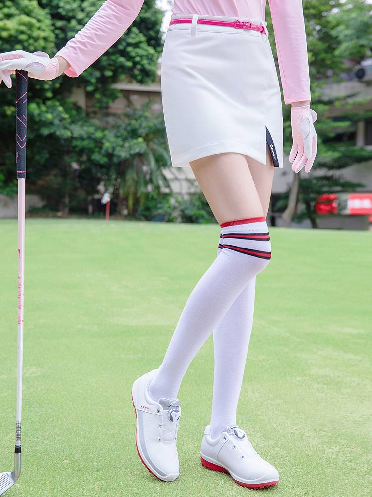 2 Shuangxi golf socks ladies over knee long socks three bars versatile casual long tube sports cotton socks
