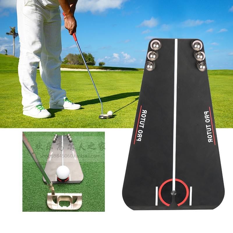 Golf push rod assistant training device indoor simulation trajectory teaching device precision push rod mentor auxiliary practitioner