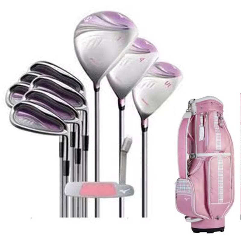 A full set of ladies Mizuno EFIL purple pink golf club special offer classic ball