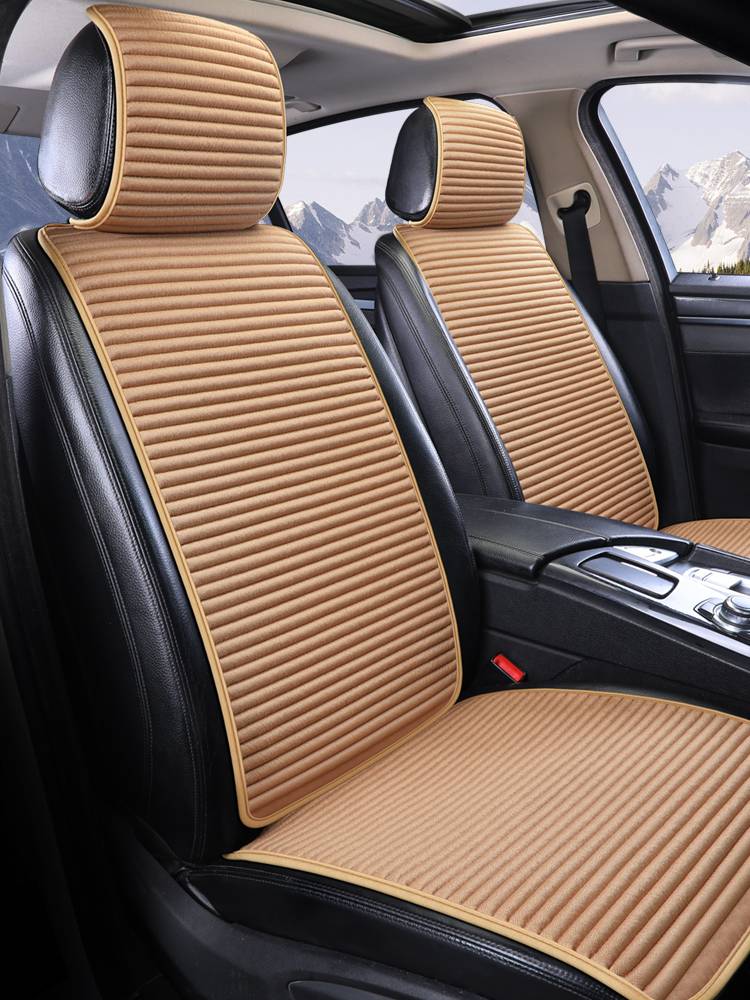 Summer linseed cushion four seasons universal buckwheat shell breathable cloth breathable cloth rear car cushion seat sleeve main driving