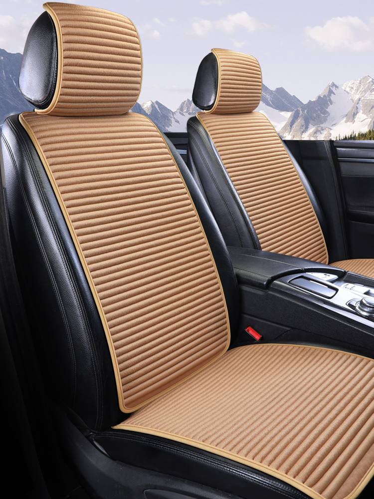 Summer linseed cushion four seasons universal buckwheat shell breathable cloth breathable cloth rear car cushion seat sleeve main driving