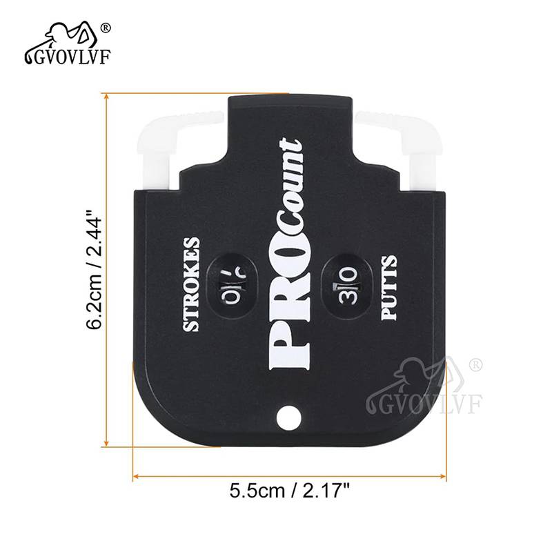 Golf scoreer square dual-position 0-9 counter GOLF fashion minimalist rod fans products accessories