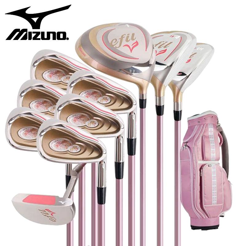 Mizuno Mizuno golf club Golf EFIL ladies cock full set of ultra -light carbon junior high -level