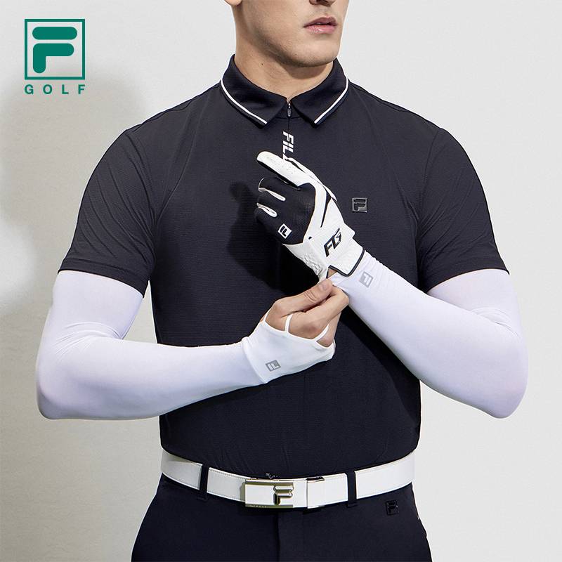 FILA Philf Golf sunscreen ice sleeves golf couple model 2023 Xia men's elbow arm protection outdoor sleeve women