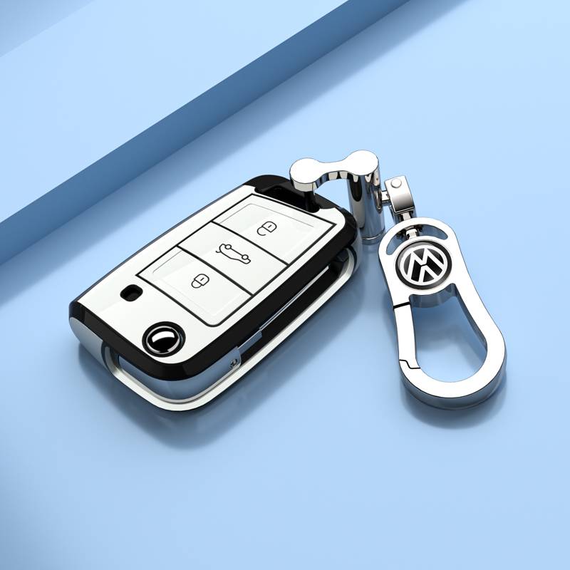 Black edge-ivory white-shell+car logo buckle