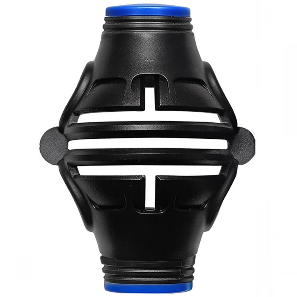 Black and blue 360 -degree rotation