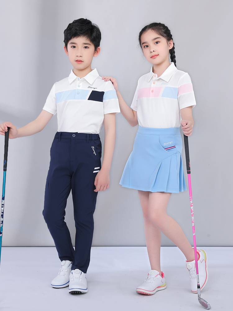 GOLF COSTUMES, T-SHIRTS FOR BOYS AND GIRLS