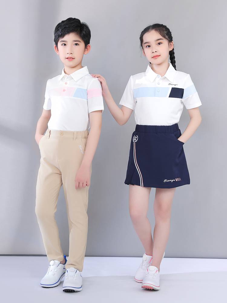 GOLF COSTUMES, T-SHIRTS FOR BOYS AND GIRLS