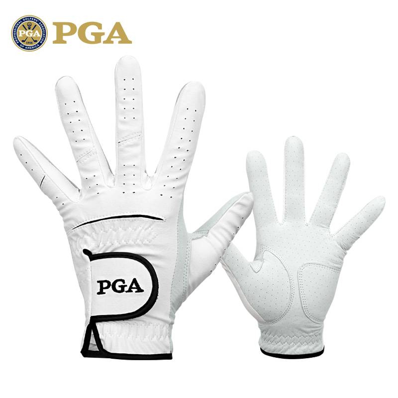 American PGA golf glove men's leather gloves left and right hand lambskin+ultra -fiber leather super breathable