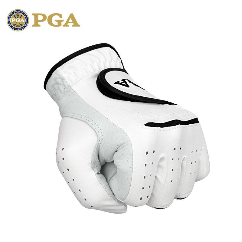American PGA golf glove men's leather gloves left and right hand lambskin+ultra -fiber leather super breathable