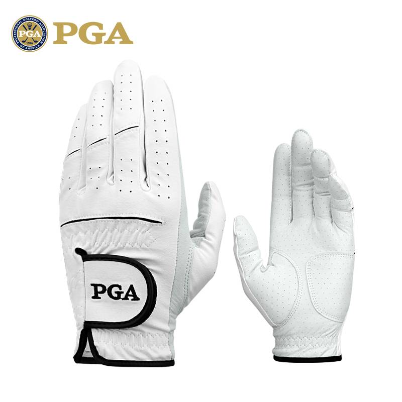 American PGA golf glove men's leather gloves left and right hand lambskin+ultra -fiber leather super breathable