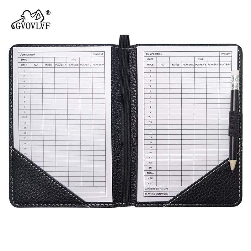 GOLF SCORERS FOR PU LEATHER PELTS AND RECORD BALL FANS