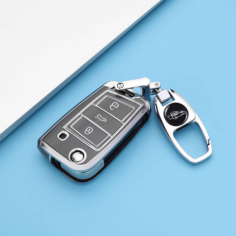 Volkswagen B-Mo Yu ash 【single shell+car logo metal buckle】