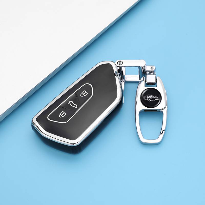 Volkswagen C-Osmanthell Black [Single shell+car logo metal buckle]