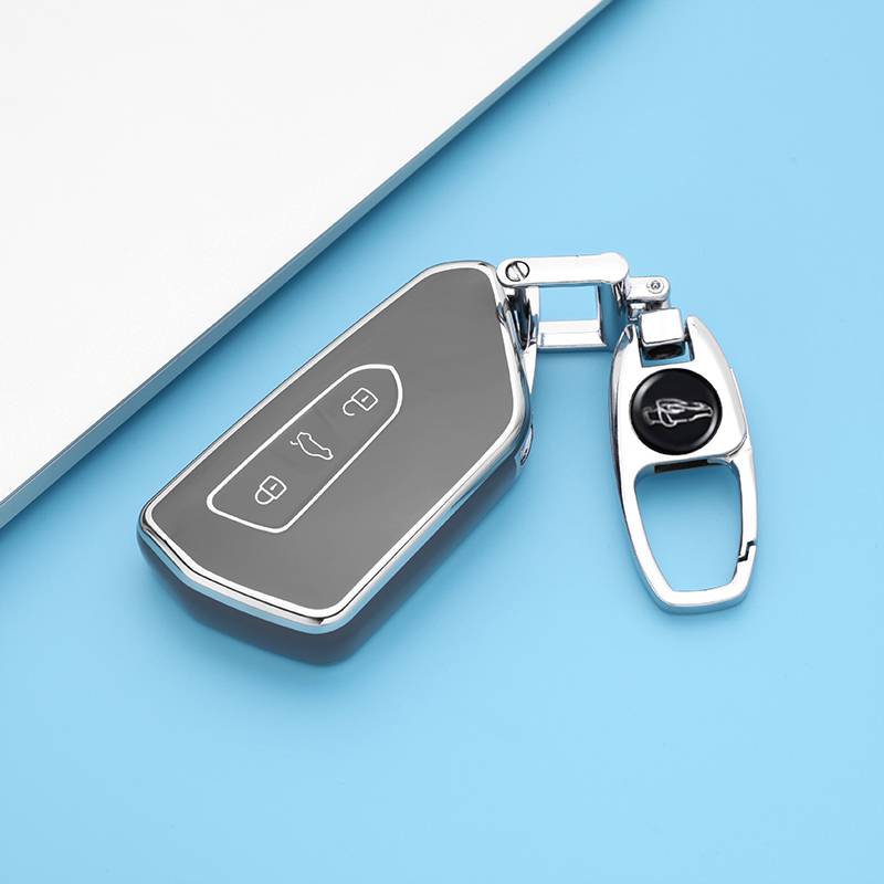 Volkswagen C-Mo Yu ash 【single shell+car logo metal buckle】