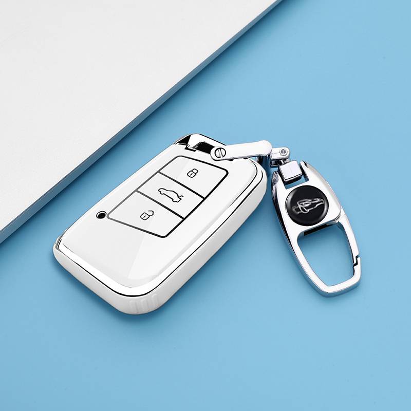 Volkswagen D-Snowy White [Single shell+car logo metal buckle]