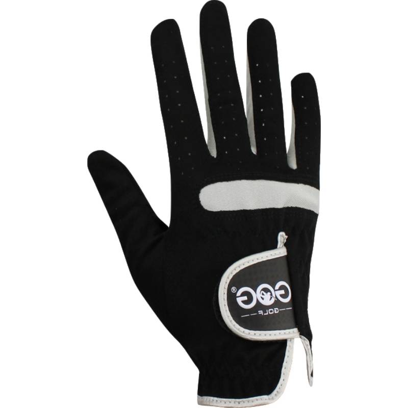 High -quality GOG golf gloves black suede cloth left and right hands men and women with high elastic breathable, comfortable, comfortable and anti -slip