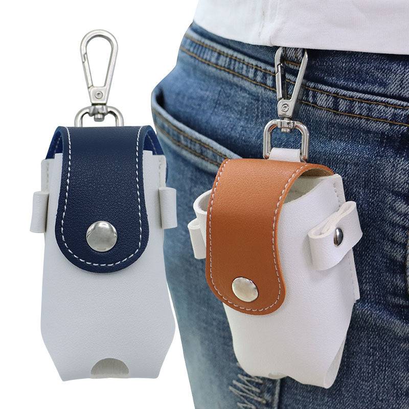 PU LEATHER PLATTERS A LITTLE BALL BAG, AND YOU TAKE THE MINI-GOLF TO PROTECT A BAG BAG, AND YOU CUSTOMIZE IT TO THE LOGO