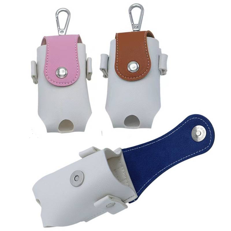 PU LEATHER PLATTERS A LITTLE BALL BAG, AND YOU TAKE THE MINI-GOLF TO PROTECT A BAG BAG, AND YOU CUSTOMIZE IT TO THE LOGO