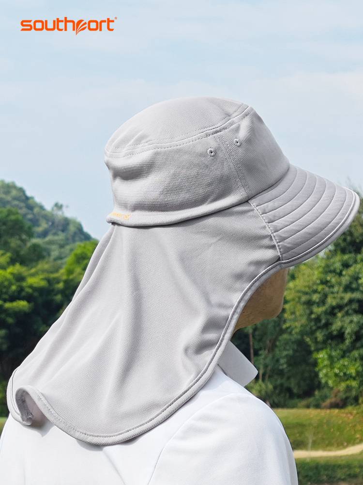 Southport, a golf hat guy with a sunshield