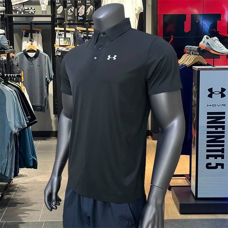 UA Andremarpolo Men Summer Iceless Short-Sleeve Dry-Sleeve Golf Sports T-shirts