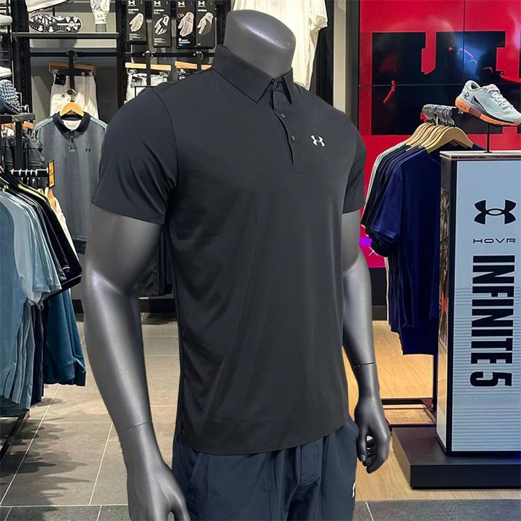UA Andremarpolo Men Summer Iceless Short-Sleeve Dry-Sleeve Golf Sports T-shirts