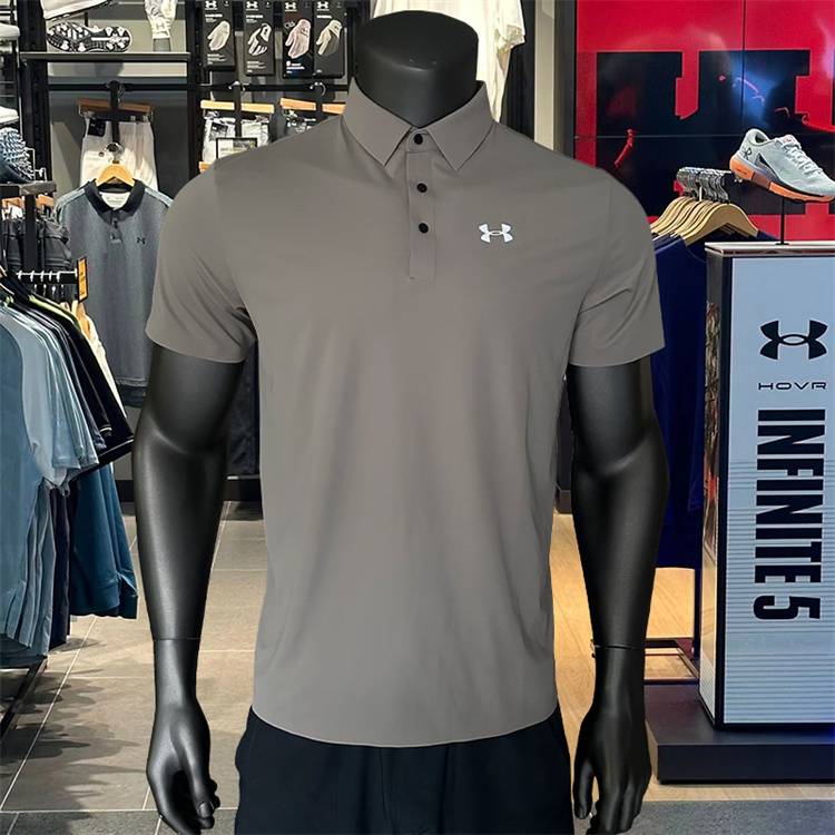 UA Andremarpolo Men Summer Iceless Short-Sleeve Dry-Sleeve Golf Sports T-shirts