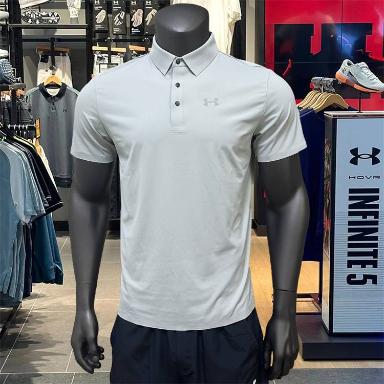 UA Andremarpolo Men Summer Iceless Short-Sleeve Dry-Sleeve Golf Sports T-shirts