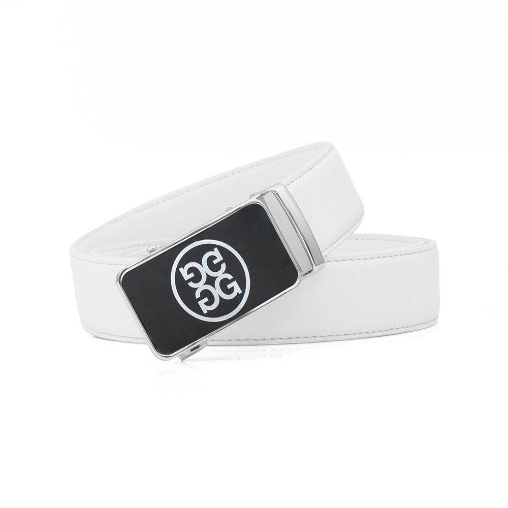 2024 Specials Korean Version Golf Belt Template Automatic Describable Korean Fashion Leather Belt Men and Women