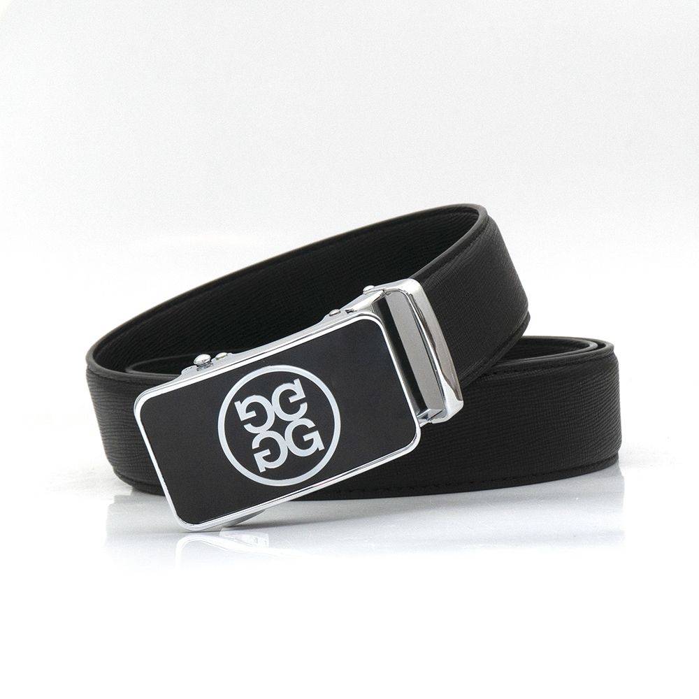 2024 Specials Korean Version Golf Belt Template Automatic Describable Korean Fashion Leather Belt Men and Women