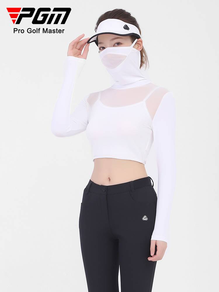 PGM golf sunscreen women's summer sleeve shawl ice silk clothing UPF40+base clothes breathable women's clothing