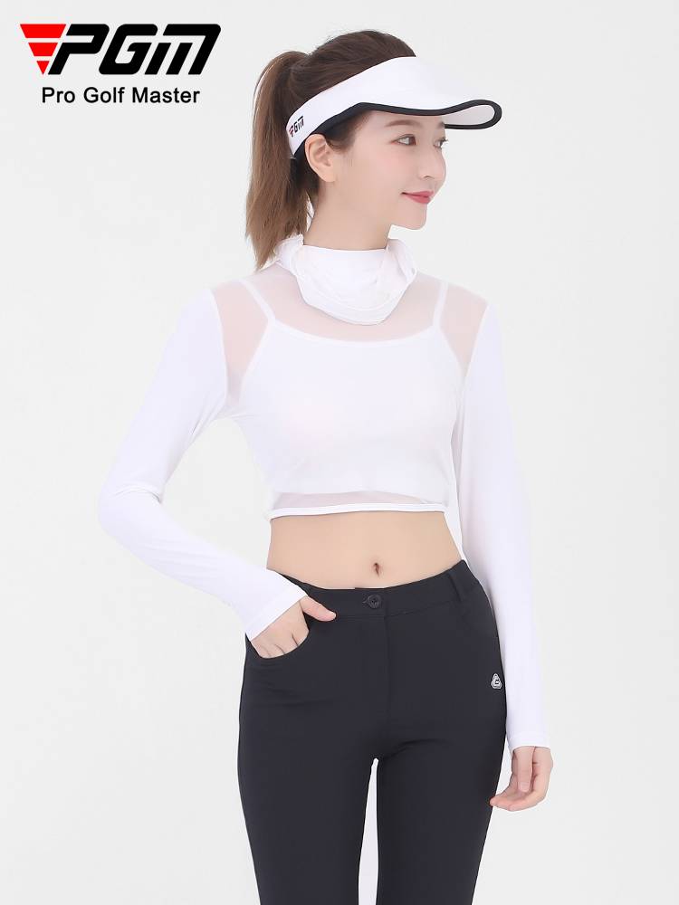 PGM golf sunscreen women's summer sleeve shawl ice silk clothing UPF40+base clothes breathable women's clothing