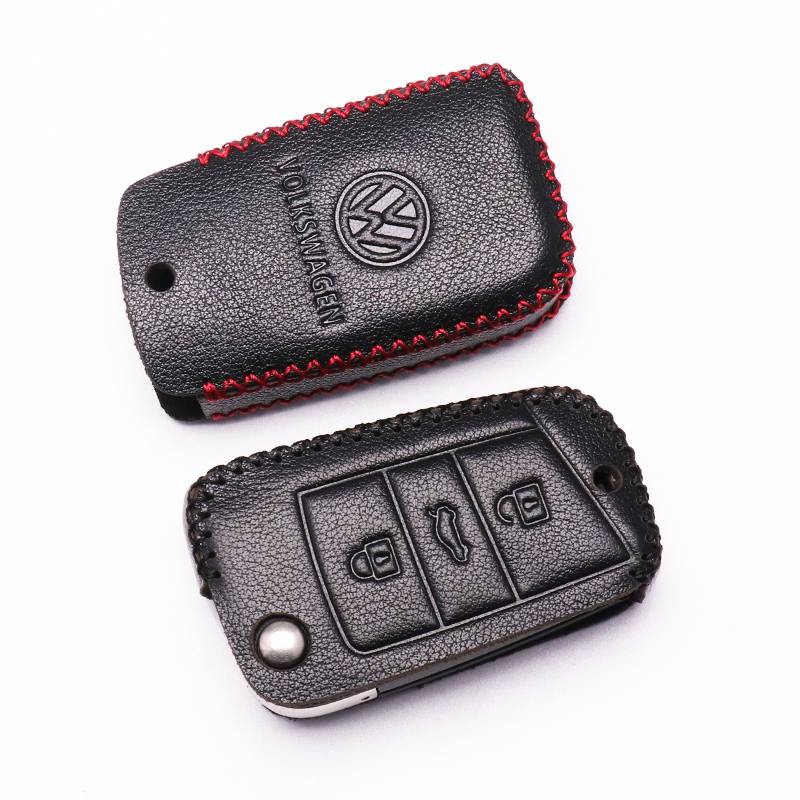 Volkswagen Golf 7 Key Set Leather Male Golf Jiali 7.5 Golf 6 Car Key Boxing Female