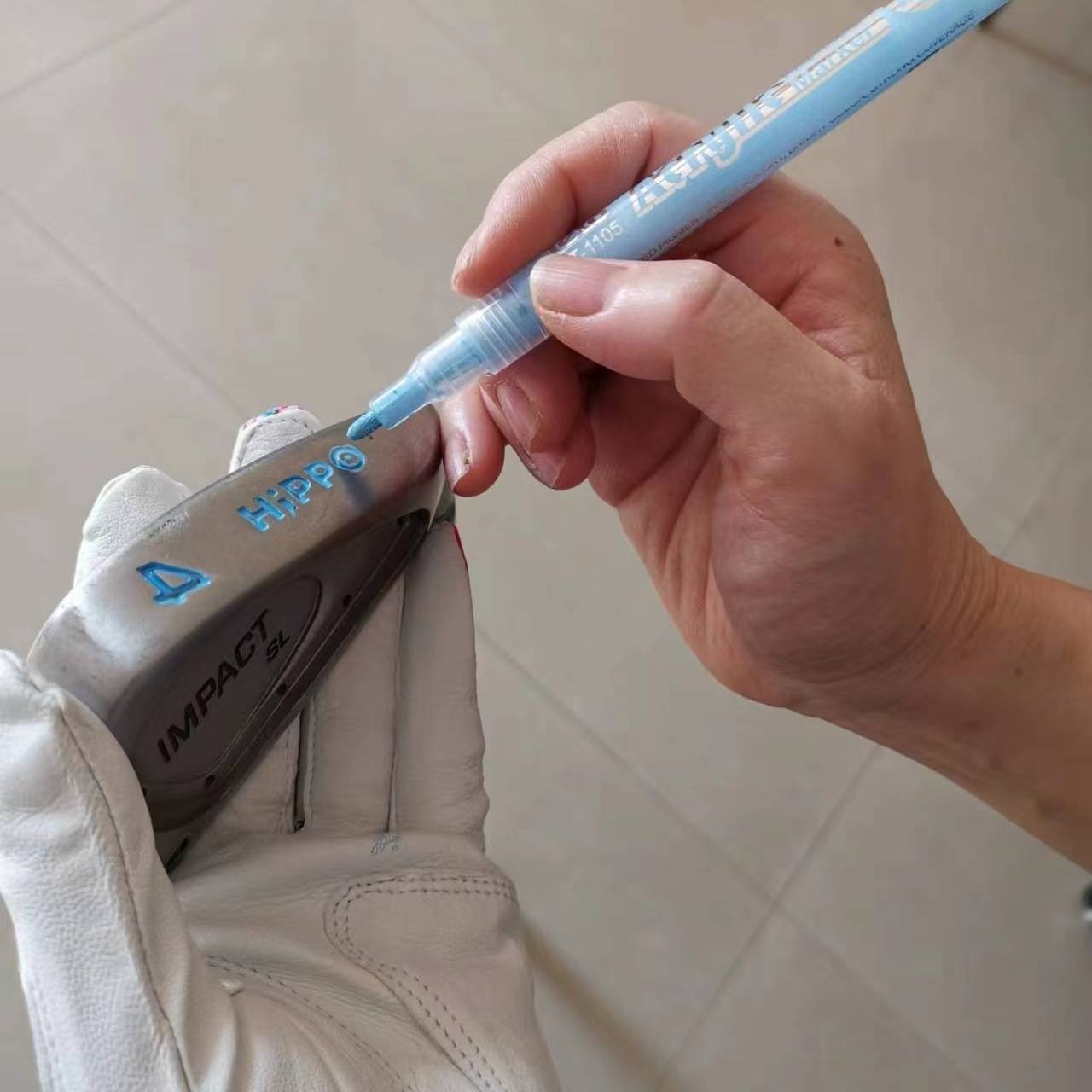 GOLF BAR COLORING PENS FOR COLORED GOLF CLUB HEAD DIY