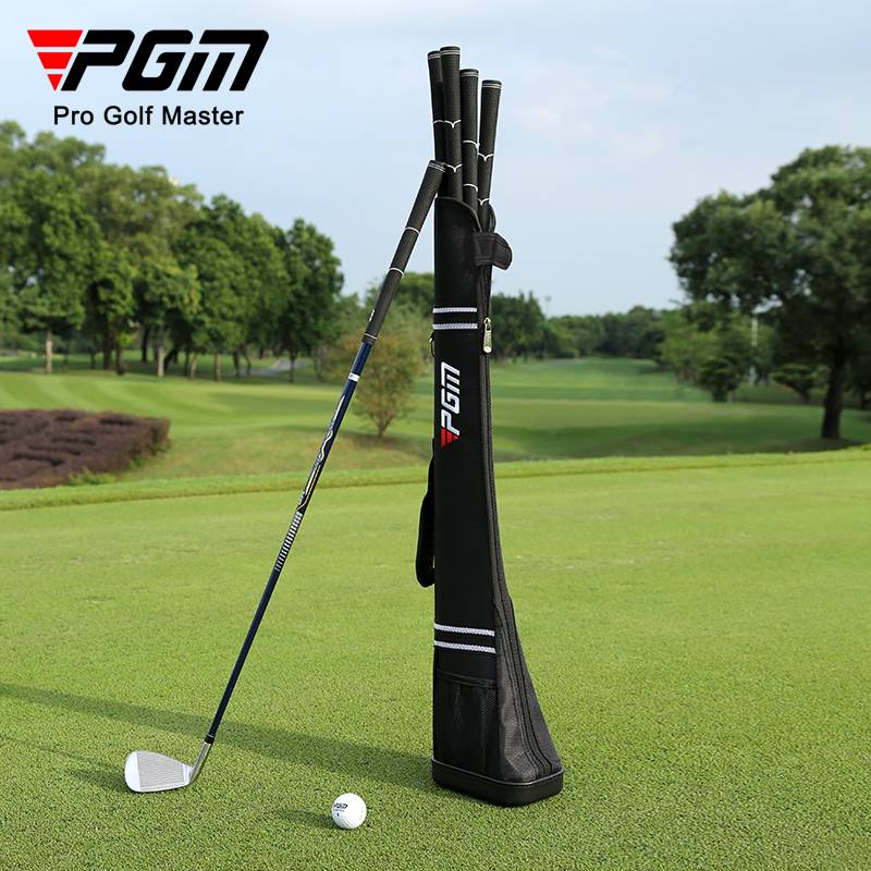 PGM golf ball bag gun bag men and women portable simple ball bag children's club bag can be installed with 3 poles