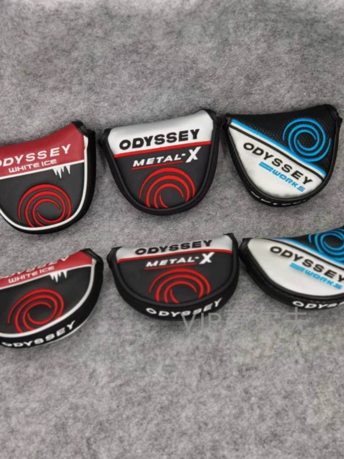 ODYSSEY Golf Pushing Pushes Audree Plus Set Half -Circle Hermore Caps Protective Covered Circular Magnetic